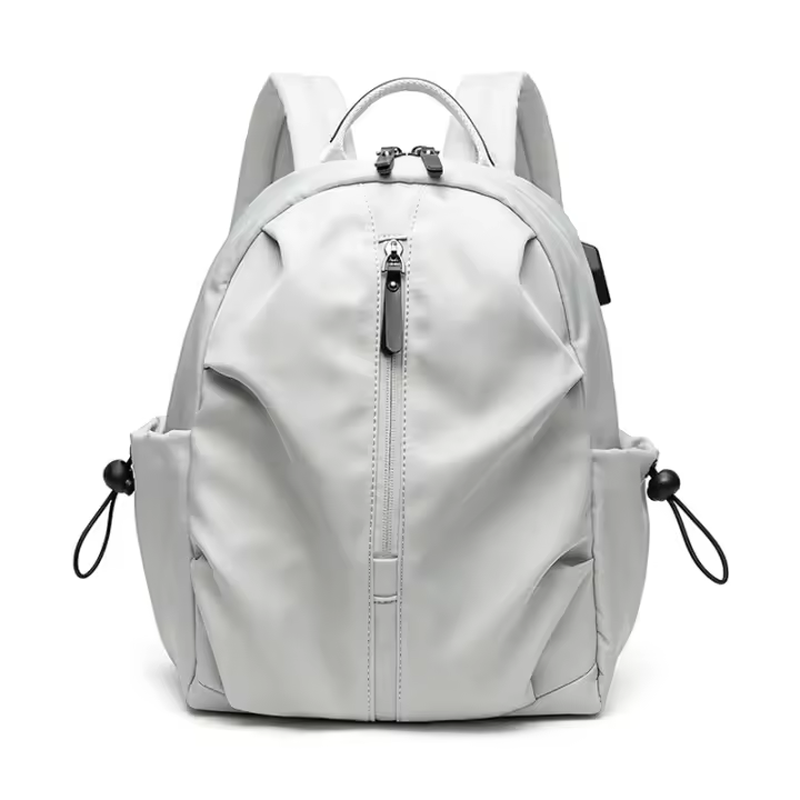 Mochilas al aire libre para mujer Mochila multifuncional para mujer con puerto de carga externo Mochila impermeable Bolsas de viaje para senderismo Preciosa moda Rosa - 1