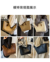 Nuevo bolso de mano de gran capacidad para mujer, bolso informal simple para las axilas, bolso de hombro versátil de moda para viajeros - details 6