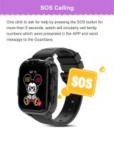 Reloj inteligente 4G para niños, dispositivo con GPS, WIFI, videollamada SOS, resistente al agua, cámara, Monitor, rastreador, ubicación, teléfono, 2024 - details 5