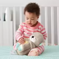 Juguete para bebés, vocalizador de nutrición portátil, relajante con música, luces y respiración para recién nacidos en adelante. - details 1