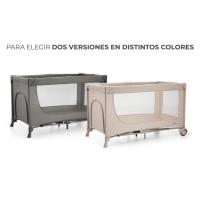 JOY 2 Cuna de viaje 3 en 1 para Bebé de hasta 25 kg, Plegado rápido y fácil, Estantes para pañales