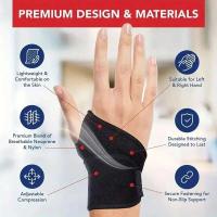 Pulsera Ajustable para Todos Soporte de Muñeca para Deportistas Adecuada para Mano Derecha o Izquierda Correas de Zapatos y Ropa Deportiva - details 3