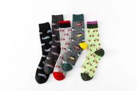 Calcetines casuales de moda de alta calidad para hombres, Dibujos animados, Serie de carritos de comida, divertidos - details 7