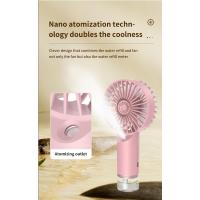 Mini ventilador de mano Con Función de Humidificación, Ventilador Portatil USB Silencioso para Escritorio Hogar Oficina Camping - details 0