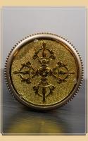 Equipo de plataforma de Buda, colección tántrica tibetana, combinación de Nepal, ocho adornos auspiciosos - details 10