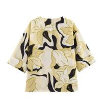 - Conjuntos largos elegantes para mujer, nuevos conjuntos de pantalones a juego estampados, tres veranos - details 2
