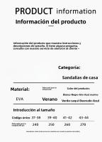 Zapatillas geniales de verano para hombre, pisando mierda, no apesta los pies al aire libre, zapatillas de eva, cojín de aire, pisando mierda, sandalias de baño para mujer - details 13