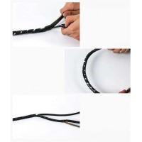 Organizador de alambre en espiral de 6mm y 10m, carcasa de tubo de envoltura, manguitos de Cable, tubo de bobinado negro - details 6
