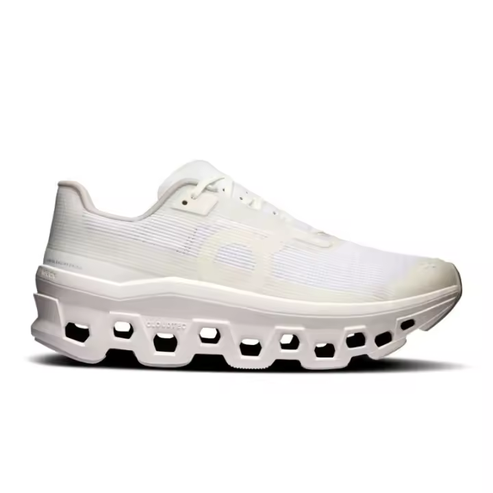 Zapatillas Blancas On Running Cloudmonster Void White Cómodas y Ligeras - 1