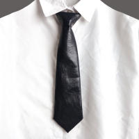 Corbata De Leder Sin Desgaste Estilo Casual College JK/DK Negro Para Mujer Personalidad Cosplay Sin Cuidado Químico Altamente Concernido - details 3