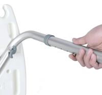 Silla de Ducha Portátil Homfa Taburete de Aluminio para Baño con 5 Alturas Muebles de Baño - details 3