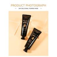 LAIKOU Gold Snail Collagen Peel Off Tearing Mask Limpieza profunda Elimina puntos negros Cuidado facial 50g - details 9