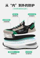 Zapatos de seguridad antiestáticos con punta compuesta para hombre, zapatillas indestructibles para prevenir perforaciones, botas, calzado ligero para hombre - details 36