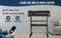 SucceBuy Máquina cortadora de vinilo Plotter de corte de 28 pulgadas, Bluetooth, alta precisión, velocidad y fuerza ajustables, software de bricolaje - details 0