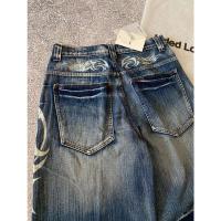 Pantalones de Denim Talla Grande Informales con Estampados de Calle Personalizados - details 5
