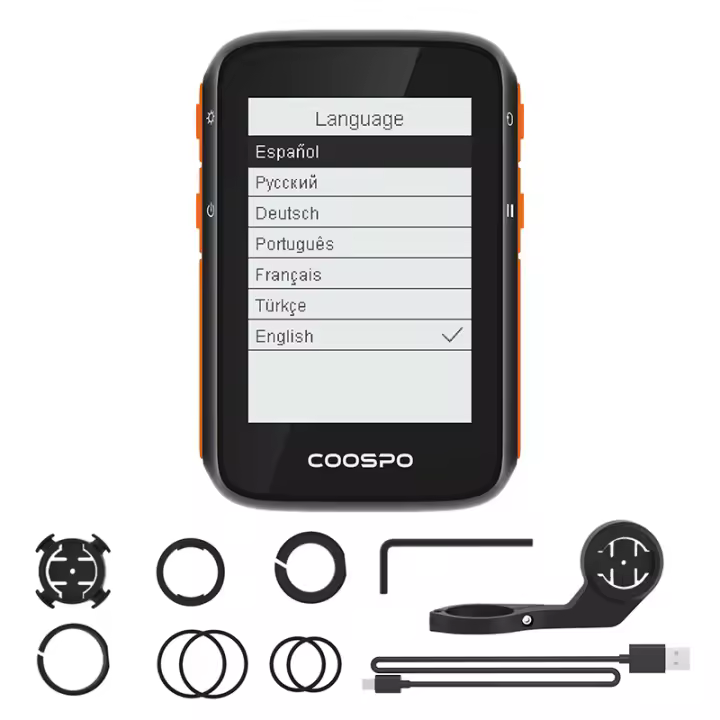 Computadora de Bicicleta GPS Coospo BC200 con Soporte Multilenguaje Velocímetro y Odómetro ANT+Bluetooth5.0 Normal producto con Batería Marca iGPSPORT - 1