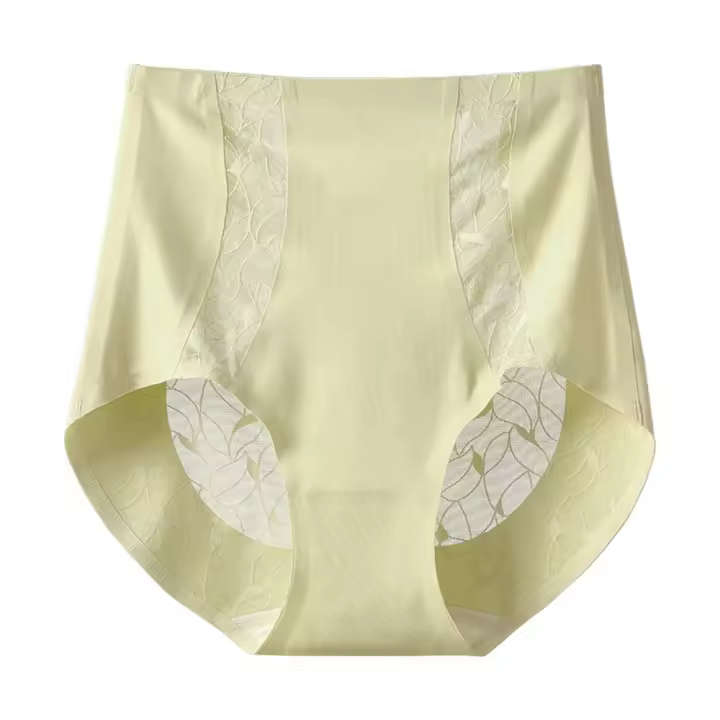 Ropa moldeadora de cintura alta para mujer, bragas moldeadoras de vientre, bragas de levantamiento de glúteos, ropa interior de Control de barriga de malla de encaje - 1
