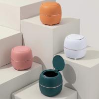 Cubo de basura de escritorio, Mini Papelera de reciclaje, estilo nórdico, creativo, tipo prensado, para oficina y hogar - details 1