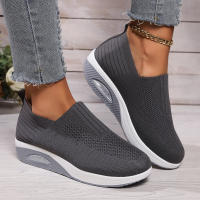 Zapatos ortopédicos antideslizantes con cojín de aire para mujer, zapatillas transpirables con plataforma, para caminar - details 27