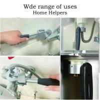 Llave Universal ajustable de doble punta, llave multifuncional para baño, llave de tubo Universal, juegos de llaves de media luna de mano - details 11