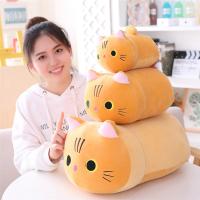 Cojín de Peluche de Gato Lindo Almohada de Sofá Suave para Niños Muñeco de Dibujos Animados Relleno - details 4