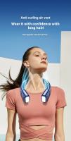 "Ventilador de cuello con placa de refrigeración Luces Pantalla digital Silencioso Portátil Sin aspas Ventilador de cuello portátil recargable para vacaciones Viajes Camping" - details 12