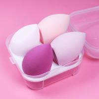 Juego de 4 esponjas Blender Beauty Egg Cosmetic Puff Foundation y accesorios de maquillaje en polvo para mujeres - details 5