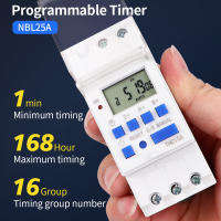 Interruptor de temporizador Digital, relé programable electrónico automático, Control de tiempo de 168 horas, semana/día/minutos/segundo, KG316S 220VAC 25A - details 35