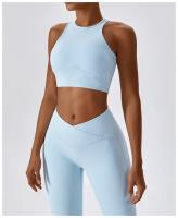 Sujetadores deportivos para mujer, ropa interior de alta intensidad para gimnasio, correr, Yoga, hermosa espalda seca, a prueba de golpes, sujetador de entrenamiento de canalé, Fitness sin costuras - details 15