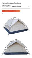 Tienda de campaña 3 personas Automático Deportes al aire libre portatil viajar Protección solar Camping - details 3