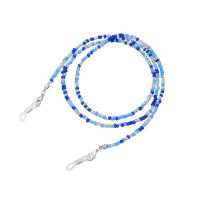 Cadena de gafas con forma de bola de arroz para mujer, dispositivo de fijación antideslizante multiusos, versátil, colorido, a la moda - details 8