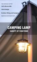 Linterna de Camping LED Retro Luz de Camping Portátil, Sin Ajuste, Impermeable, Recargable para Exteriores - details 8