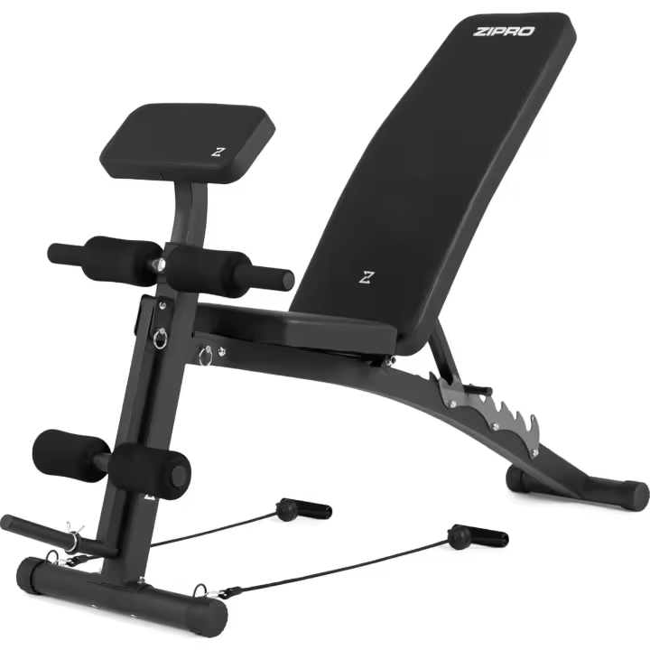 Banco de Entrenamiento Plegable Equipo de Fitness Multifuncional para Abdominales - 1