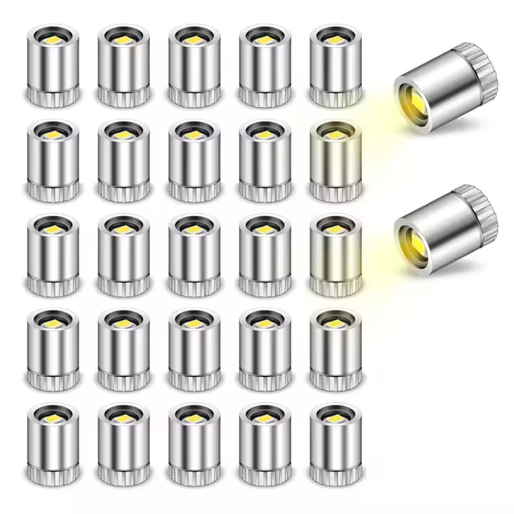 50 piezas de luces LED en miniatura, mini luces eléctricas para manualidades, mini luces para manualidades, luces en miniatura para manualidades - 1