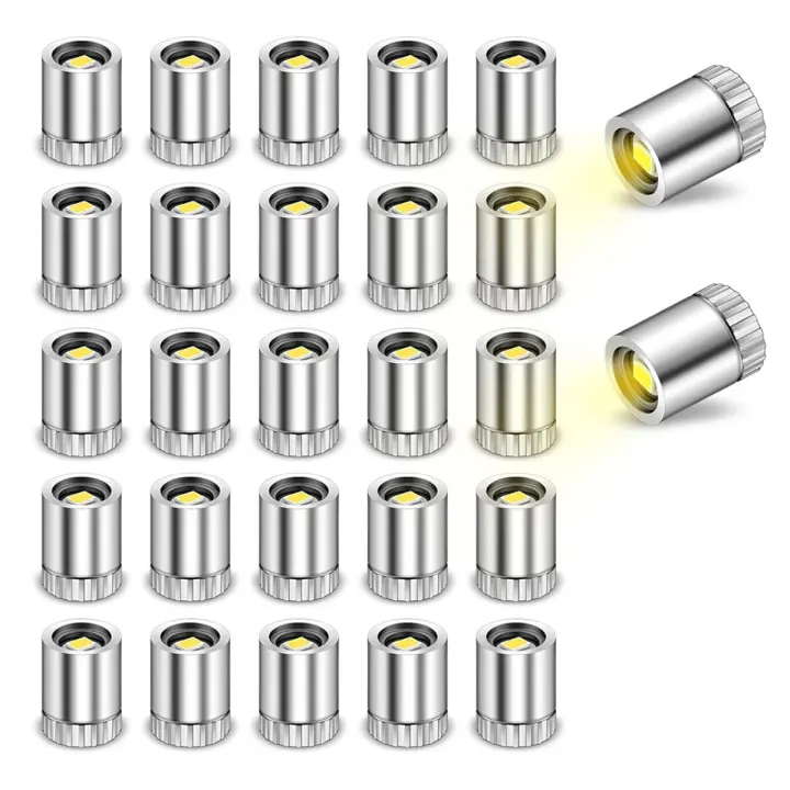 50 piezas de luces LED en miniatura, mini luces eléctricas para manualidades, mini luces para manualidades, luces en miniatura para manualidades - 1
