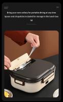Fiambrera Eléctrica con Calefacción Bento de Acero Inoxidable Portátil para el Hogar - details 10