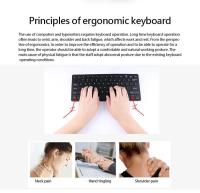 Teclado Bluetooth plegable para IPAD, tableta móvil, portátil, oficina, Mini teclado inalámbrico, almacenamiento, tres sistemas, universal - details 3