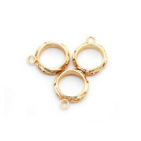 Pulsera de Tirantes Geométricos de Latón Dorado 18K Clasps para Hacer Joyería DIY - details 122