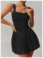 Mono Deportivo Sexy para Mujer Vestido de Yoga de Poliéster Conjunto de Gimnasio - details 1