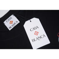 Camiseta de Verano de Algodón Puro Cuello Redondo, Manga Corta, Moda Casual para Hombres - details 3