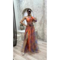 Vestido Elegante de Malla Multifuncional para Mujer Estilo Descubierto con Hombros - details 15