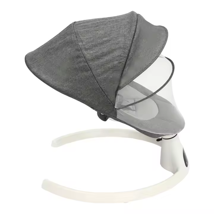 Silla de Rocking Eléctrica para Bebé Sistema de Detección Dinámico Red de Mosquitos Transpirable - 1