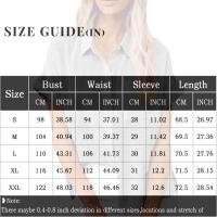 Camisa Simple y a la Moda para Mujer Algodón y Lino Informales, Clásicas con Manga Corta y Borlas - details 18