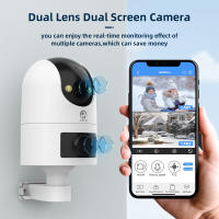Cámara de Vigilancia 4K JOOAN WiFi 5G Doble Lente Pantalla Doble Seguridad Automática - details 1