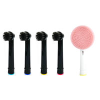 Cabeza de cepillo de limpieza facial de bambú de carbón Cepillos de repuesto para cepillo eléctrico O raB Advance Power/Pro Health/Triumph Dureza mediana Hechos en China - details 1