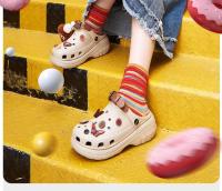 Zuecos de mujer de nuevo estilo para todas las estaciones, zapatos informales antideslizantes para exteriores con suela gruesa y aumento de altura - details 3