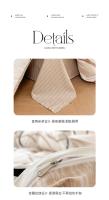 Juego de ropa de cama de algodón de alta calidad, funda de edredón individual, doble, tamaño Queen, juego de ropa de cama con estampado - details 11