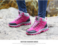 Zapatos de senderismo de alta calidad para mujer, botas impermeables para otoño e invierno, para exteriores, deportivas, senderismo, montaña, escalada, calzado atlético - details 12