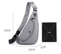 Mochila de hombro multifuncional impermeable, bolso práctico espacioso, ideal para viajes, escuela y vida acogedora. - details 0