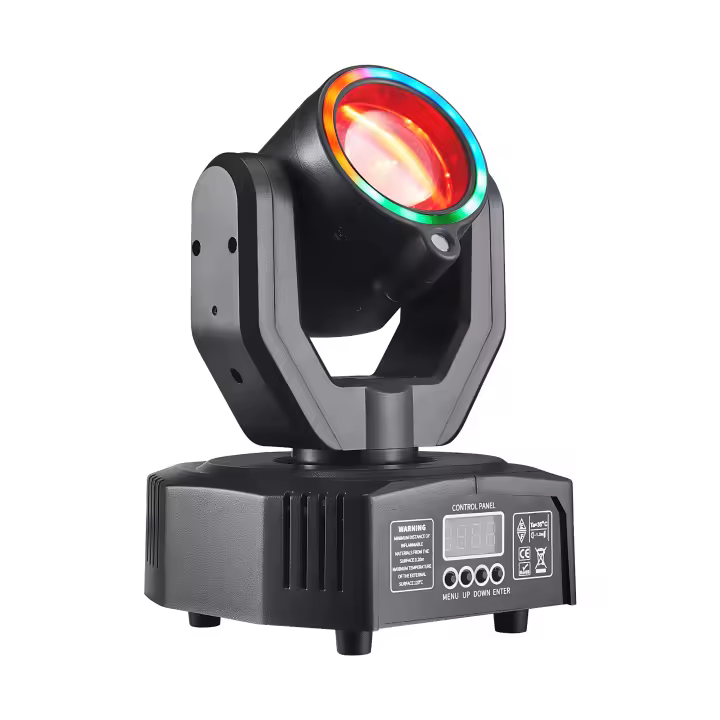 Super Mini haz de luz con cabezal móvil con apertura y Control remoto DMX512 DJ Disco KTV Bar Navidad fiesta de cumpleaños luz de efecto - 1